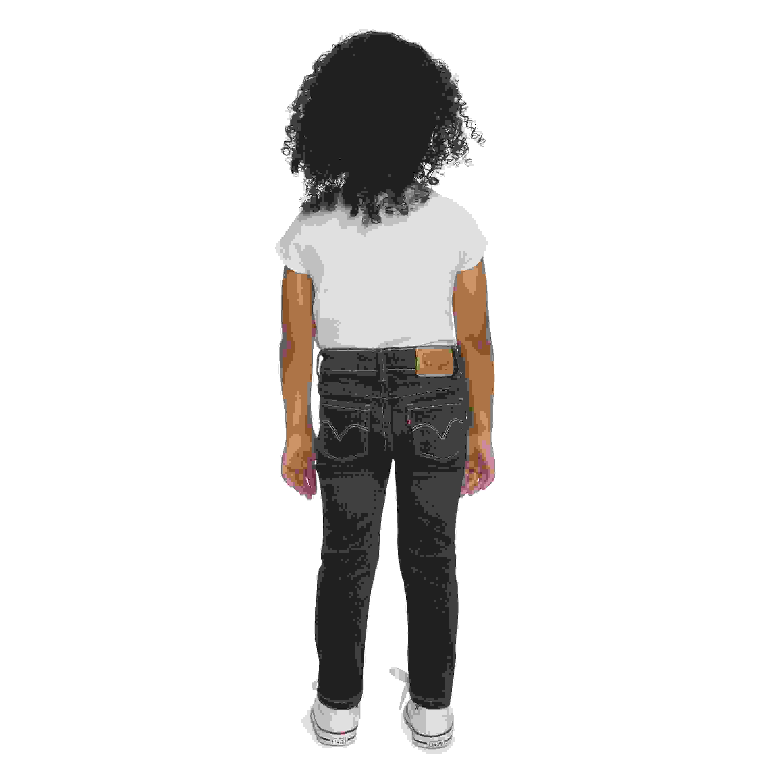 Levi's 710 Super Skinny Fit Slim Toddler Girls' Blue Wash Denim Jeans